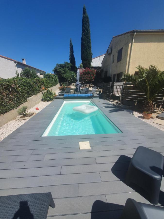 Ferienwohnung T2 Jusqu'A 4 Personnes En Rez-De-Jardin De Maison, Avec Piscine, Draps Et Serviettes De Toilette Fournis Argelès-sur-Mer Exterior foto